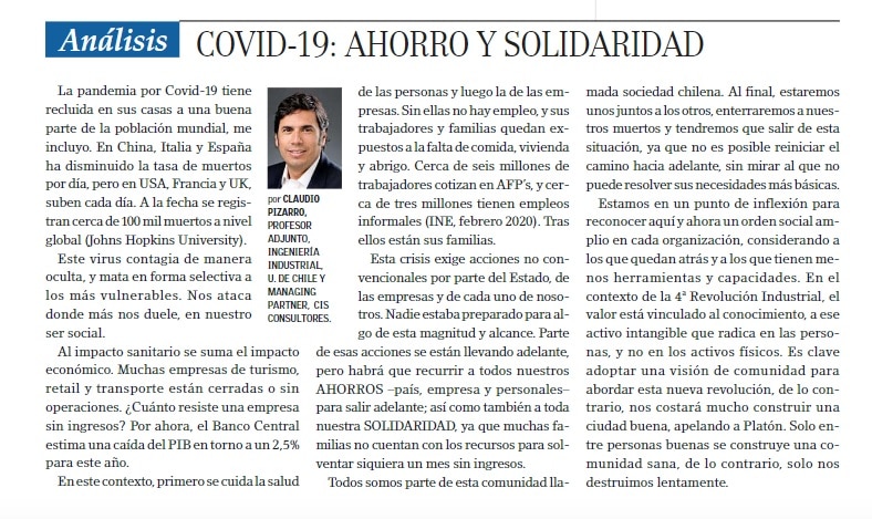 Claudio Pizarro - El Mercurio