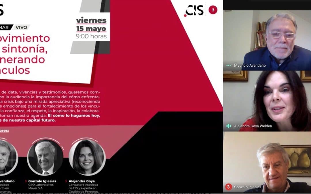 Webinar «Movimiento en sintonía, generando vínculos»