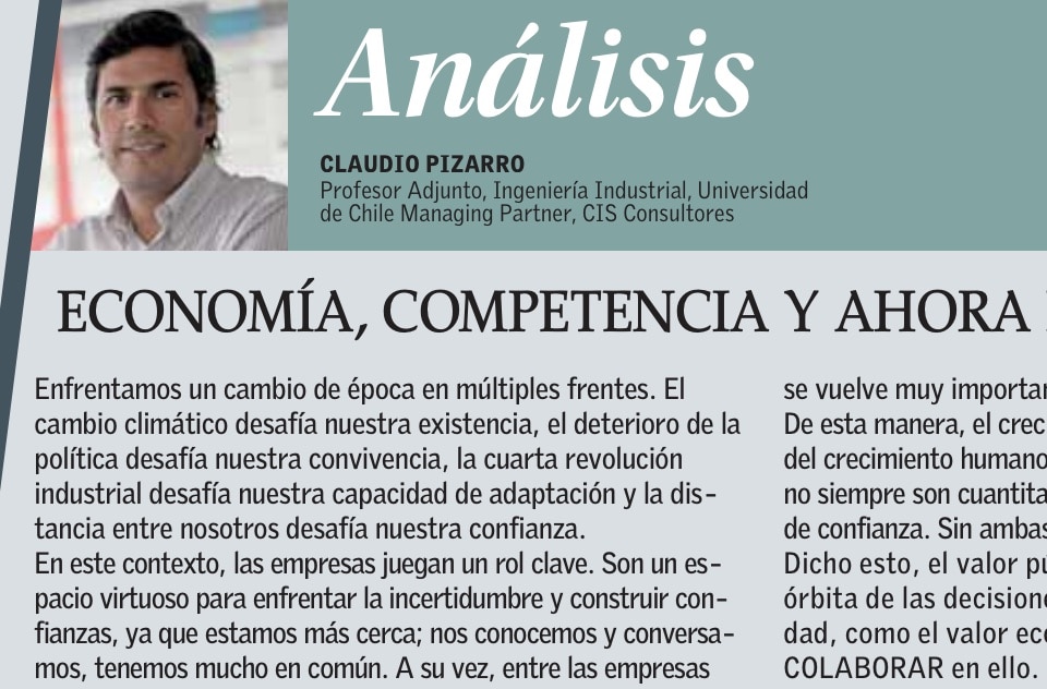 “Economía, competencia y ahora humanidades”