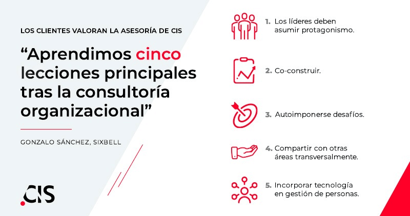 Sixbell valora la asesoría entregada por CIS
