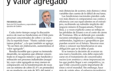 Fundiciones de cobre y valor agregado